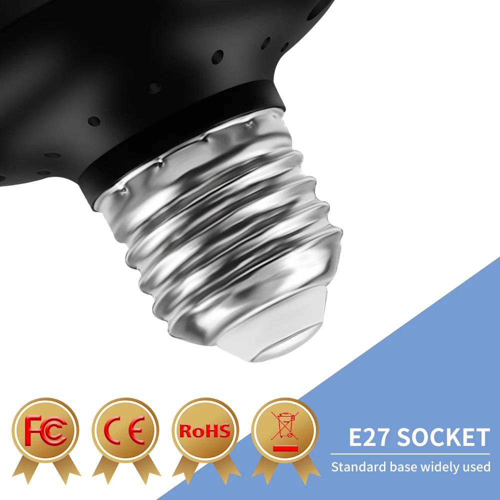 E27 ضوء النبات Led مصباح الطيف الكامل تنمو ضوء الزراعة المائية فيتو تنمو Lampada E26 LED لمبة إضاءة قابلة للتشوه لزراعة الخضار