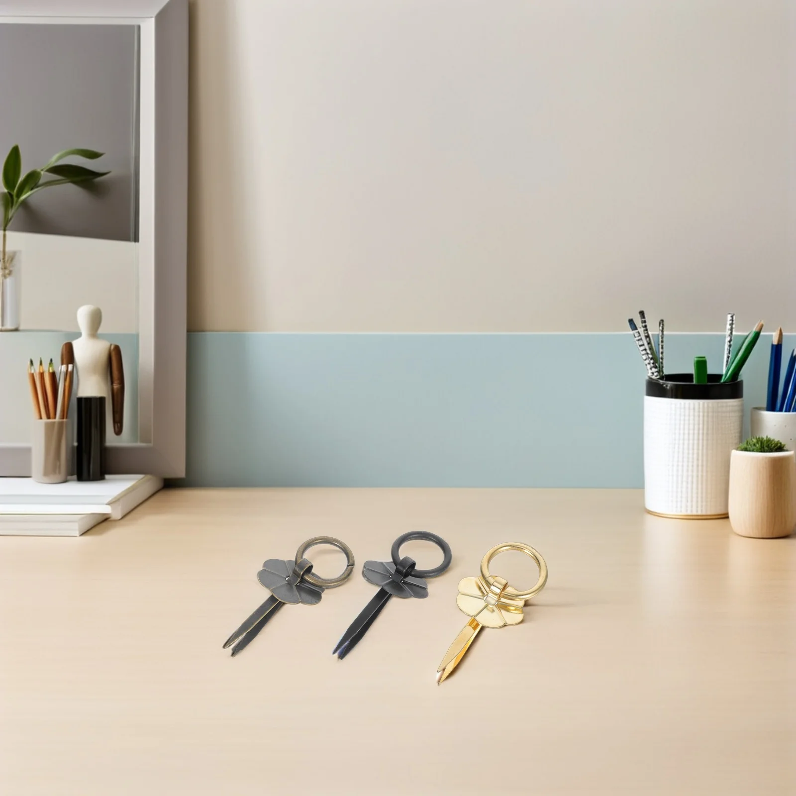 

15Pcs Vintage Round Drawer Pulls Iron Handles Rustic Cabinet Hardware Furniture Pulls for Kitchen Bathroom