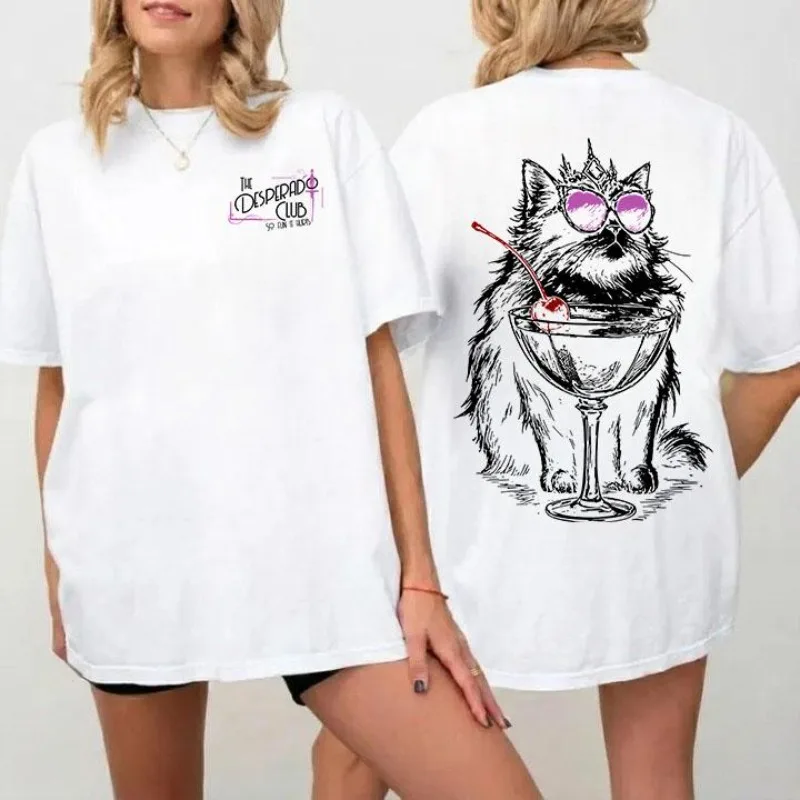 Retro Princess Donut T-shirt, Dungeon Explorer Curled Edge T-shirt, Outlaws Club, Unisex T-shirt Suitable for All Seasons
