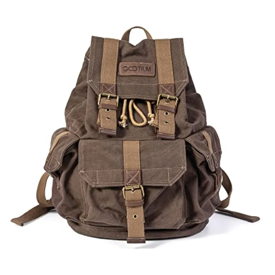 

21101KA-S Specially High Density Thick Canvas Backpack Rucksack