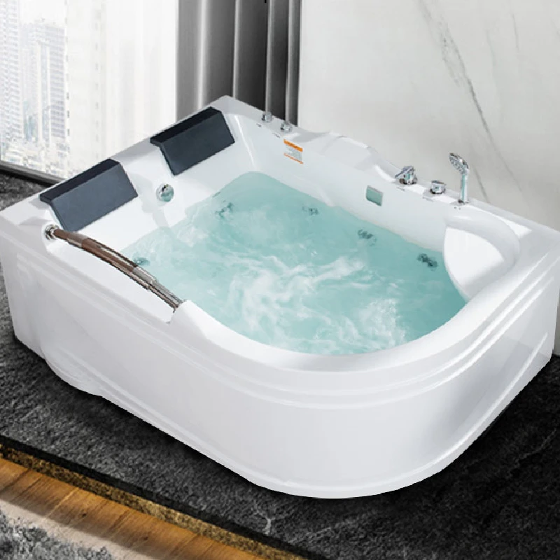 

Hot Sale High Quality Acrylic Freestanding Massage Bath Tubs Modern Air Whirlpool Bathtub for Hotel Home for Apartment