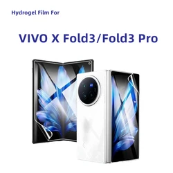 Clear Screen Protector For VIVO X Fold 3 Pro HD Hydrogel Film For VIVO X Fold3 Clear TPU Protective Film Full Cover Protection