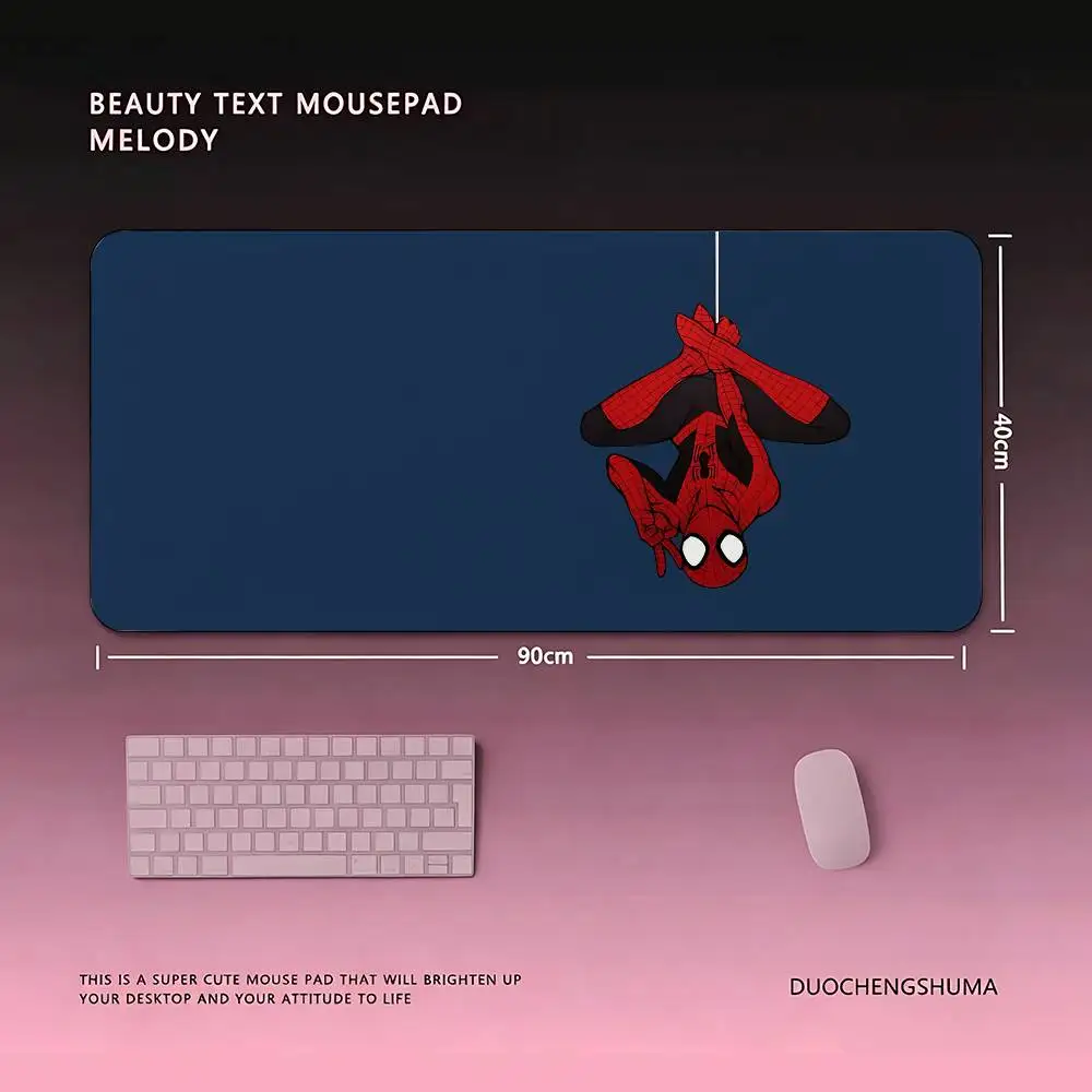 Cool S-Spider-Man-S Cool Mouse Pad Computer Mat Deskpad Laptop Keyboard Mat Office Large Landscape Mousepad