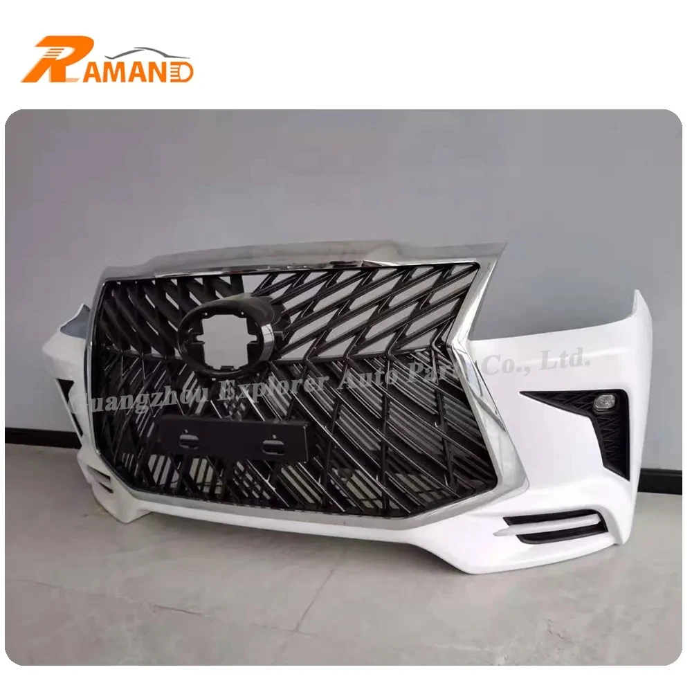 Body Kit For Hilux Vigo 2012-2015 To LEXUS With LED Light Electroplate Frame Accessories Front Bumper For Hilux Vigo