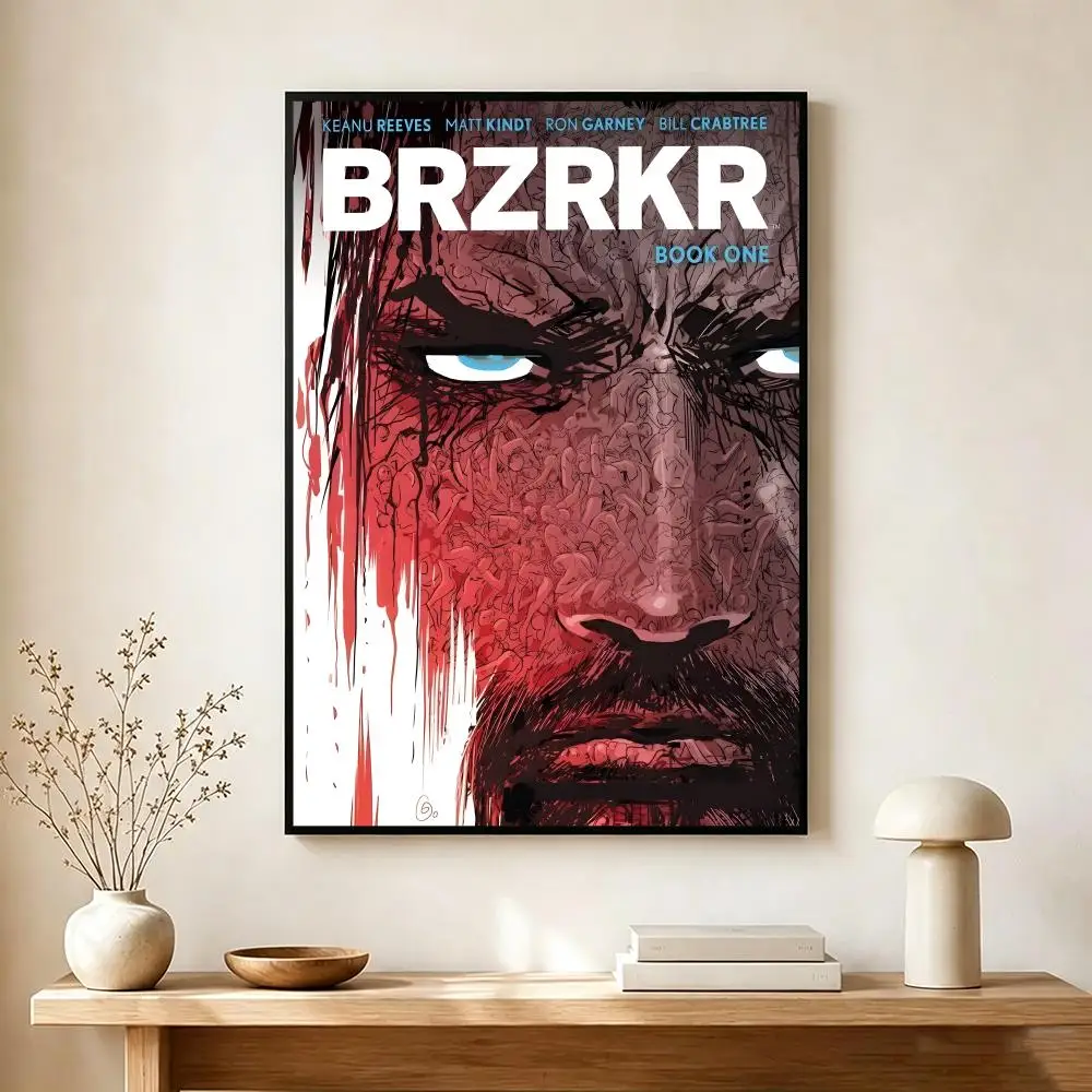intense comic B-BRZRKR Poster Modern Home Decoration Interior Design & Contemporary Wall Art Collection