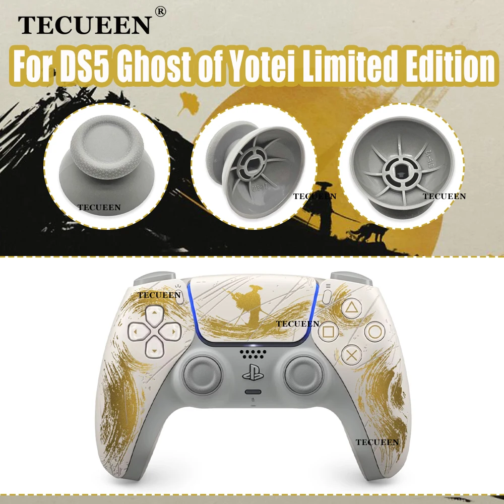 

2pcs Thumb Sticks For DualSense 5 Wireless Controller 3D Rocker Analog Joystick Caps ThumbSticks Cover for Ghost of Yotei Theme
