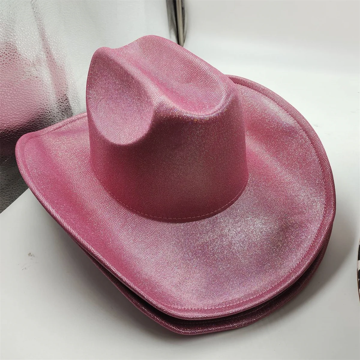 Rolled Western Cowboy Hat Cow Pattern Men Women Summer Beach Sun Hat Panama Cowboy Hat Outdoor Fishing Hat Wholesale