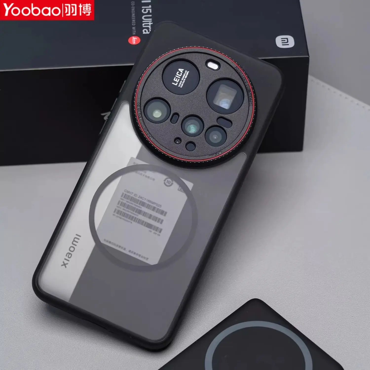 

Case For Xiaomi 15 14 Ultra Luxury Armor Matte Magnet Magsafe Cover For Xiaomi MI 15 Ultra Lens Ring Wireless Charging Funda