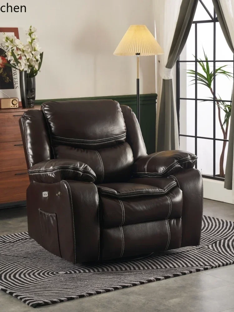 Large Recliner Electric Single Sofa High-End Lazy Living Room Rocking Chairl3