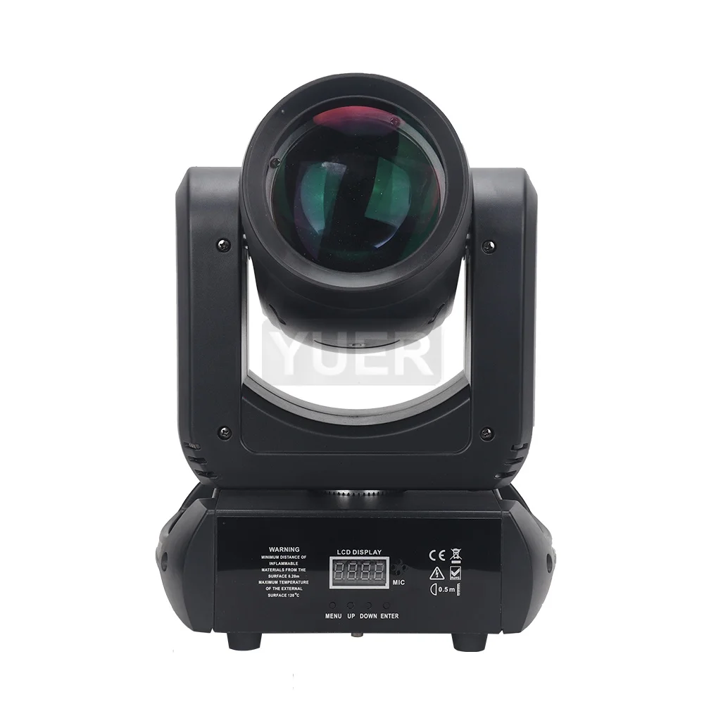 YUER 4Pcs/lot Mini 150W LED Moving Head Light Beam Spot 18 Rotating Prisms Dj Dmx Stage Light Effect Disco Dj Bar Wedding Club