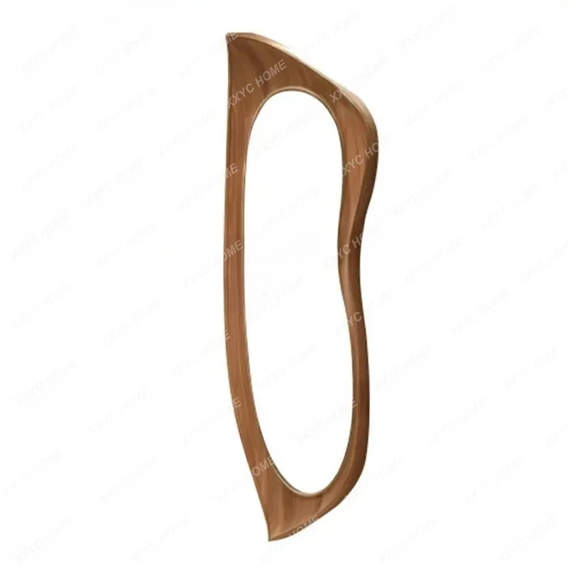 

medieval wall-mounted full-length mirror special-shaped entrance full-body mirror irregular art fitting mirror
