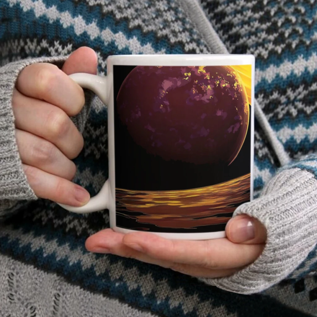 

Planetary Horizons DesignCoffee Mug Tea Cup 11oz Coffee Cup Funny Birthday Ceramic Mug Personalized Cup