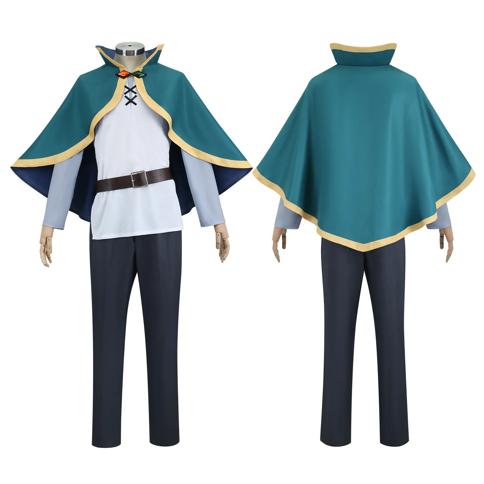 

1-Pc Uniform Anime Cosplay Set - for Comic Con, Festivals, Theme Parties, Stage Performances & Carnivals, Satou Kazuma