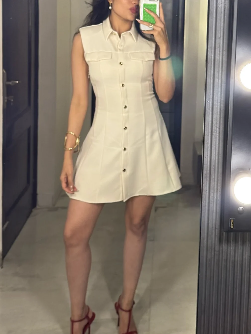 

Retro Chic Women's Dress Solid Color Lapel Single Breasted Shift Dress Fashion Spring Summer Chic Dress