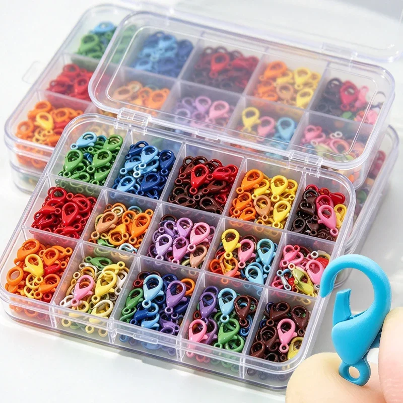Multi‑Color 1.2cm Lobster Clasp Snap Hooks DIY Jewelry Making Accessories for Keychain Bracelet Necklace Handcraft Supplies Clip