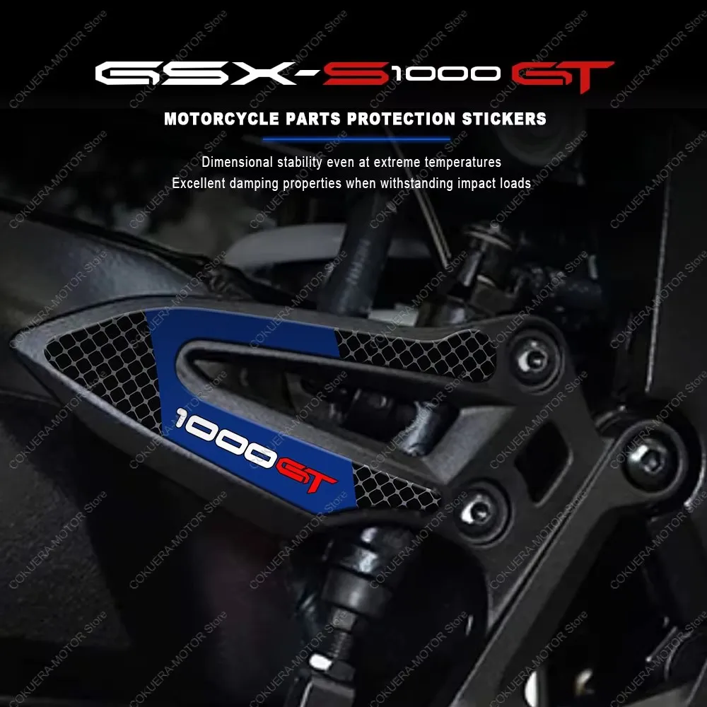 For GSX-S1000GT GSX 1000GT 2022 Motorcycle Accessories 3D Epoxy Resin Sticker Anti Slip Scratch Protective Sticker