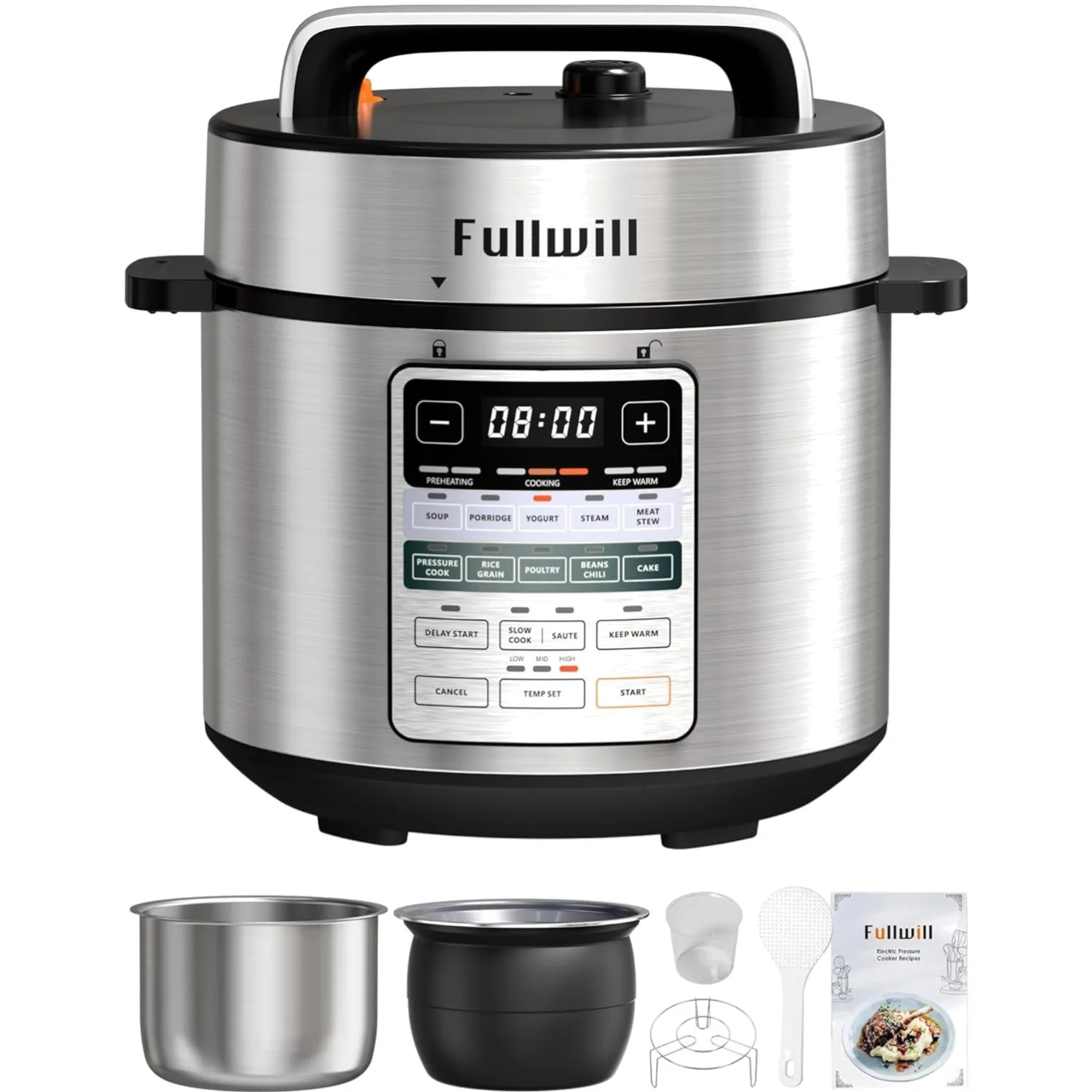 

Dual-Pot Electric Pressure Cooker 6+5QT2025 Upgraded, 12-in-1 Multi-Cooker fo