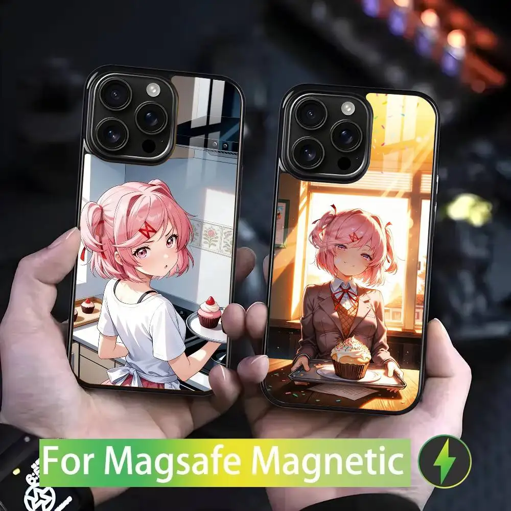 

N-Natsuki D-Dokidoki For iPhone 17,16,15,14,13,12,11,Pro,Max,Plus,Mini,SE4,E Magnetic Magsafe Wireless Charging