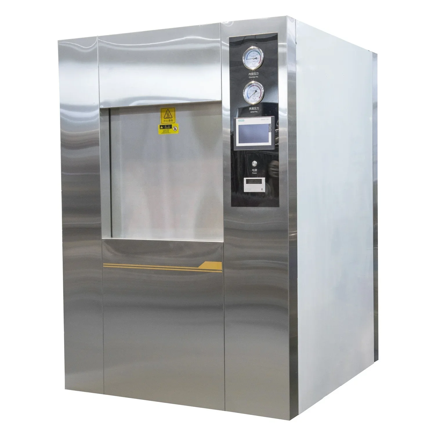 THR-WG Series CSSD Medical Equipment Fully Automatic Pulse Vacuum Autoclave With Hinge Door