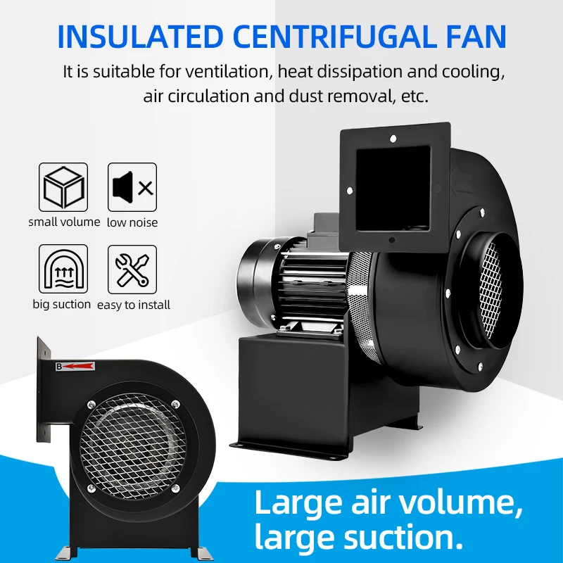 Kipas Ventilasi Aliran Silang Industri CY 220V/380V Tiga Fasa, Kipas Ventilasi Bertenaga Tinggi dan Efisien untuk Pabrik dan Bengkel