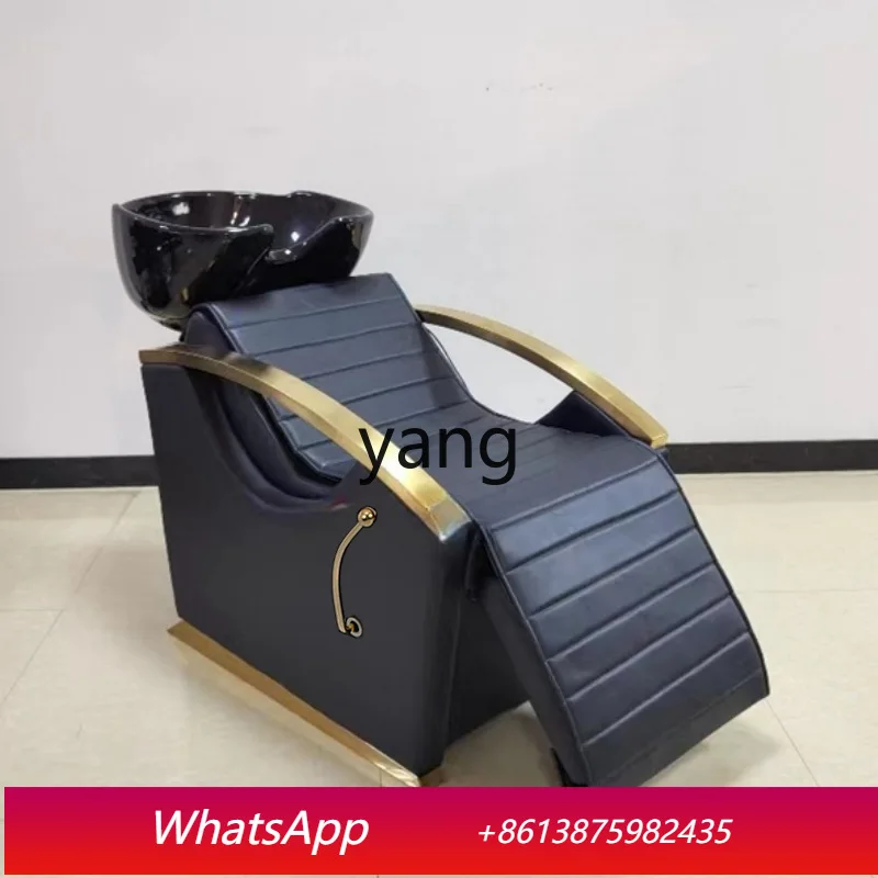 

LTT semi-reclining shampoo chair salon hair shampoo basin barber shop special bed