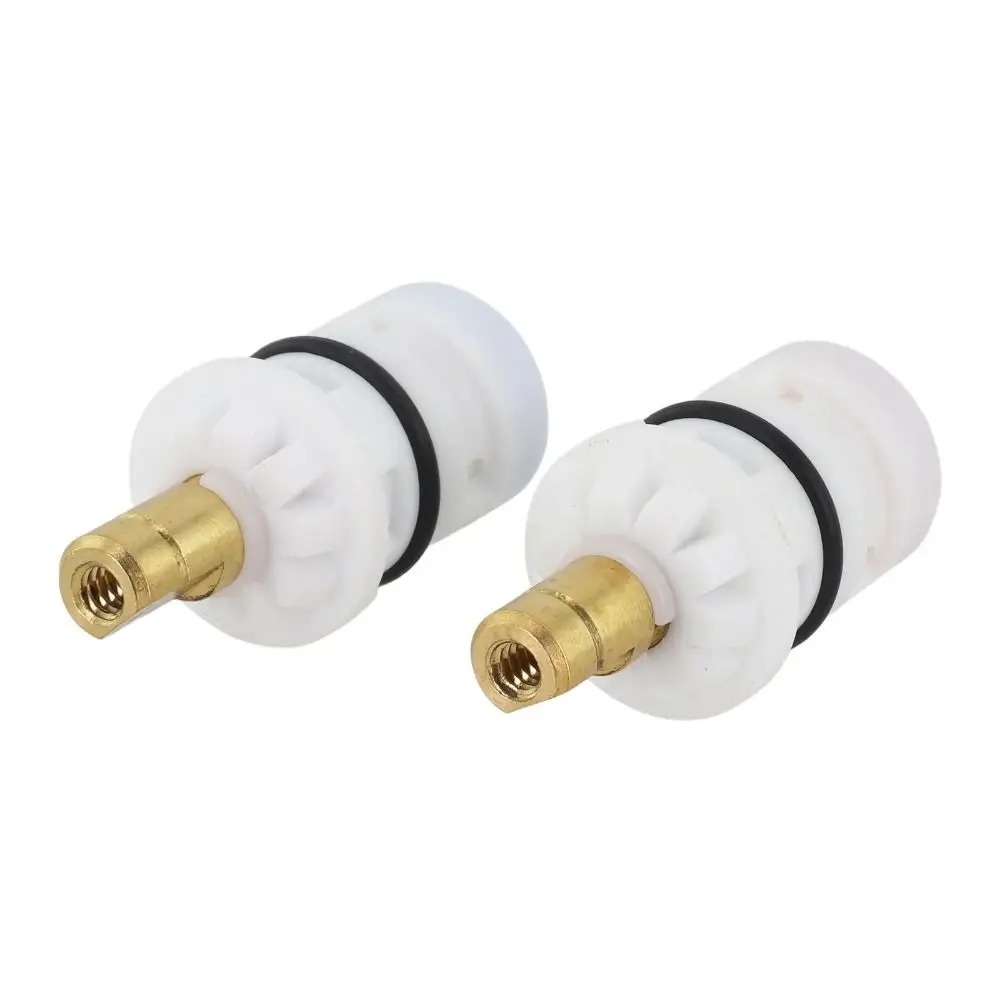 Durable ABS Faucet Cartridge White Replacement Hot Cold Water Cartridge Tested Quality Faucet Accessories Bathroom Faucet