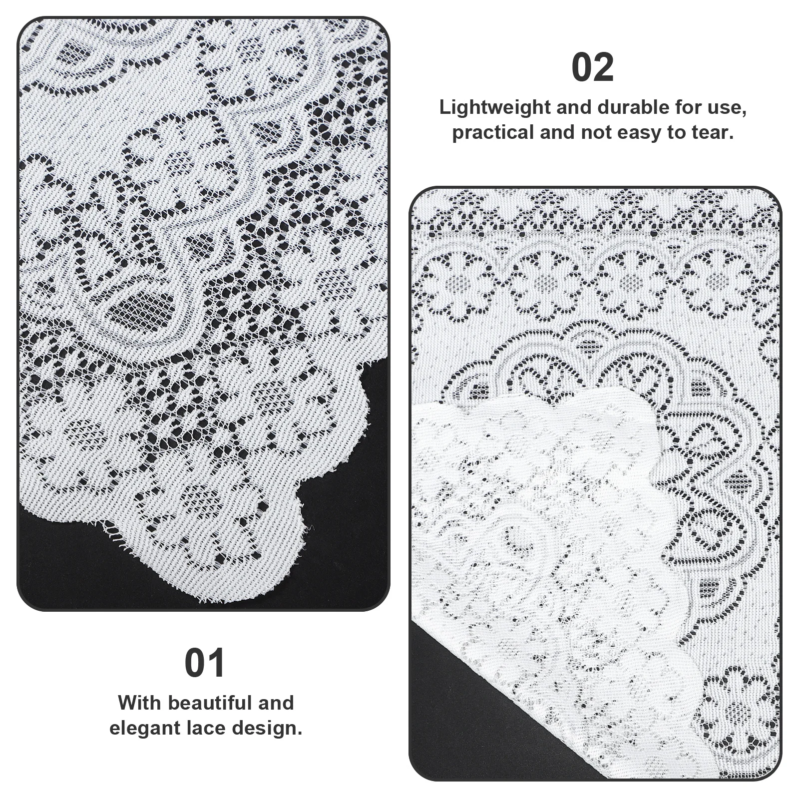 

Lace Refrigerator Dust Cover Elegant Modern Design Fridge Microwave Oven Bedside Table Protective Dustproof Cover