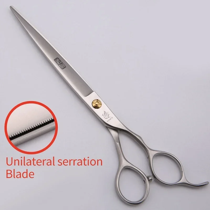 Fenice Professional Japan 440c 7.5 inch pet cutting scissors teddy dog hair grooming shears Dog groomer set Pet grooming tools