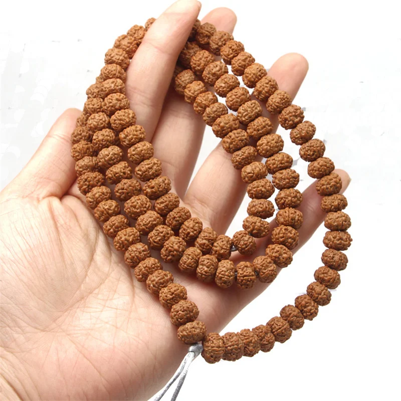 Bijoux bizuteria damska men jewelry colier feminino men necklace Old Plant Nut Wooden Rosary 108 beads collares personalized