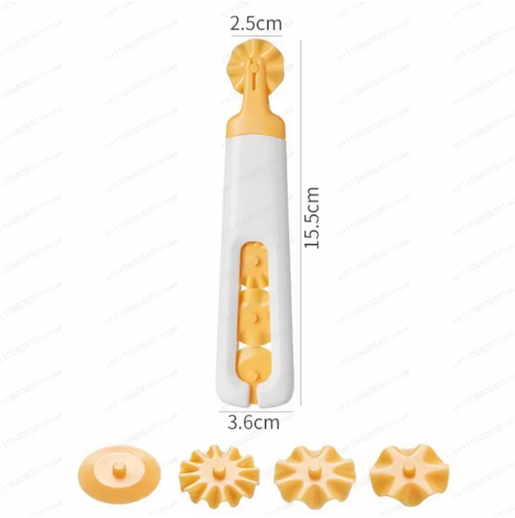Baking hob lace cutter set with smooth rollers and thoughtful handles for dough, cake, pizza decoration