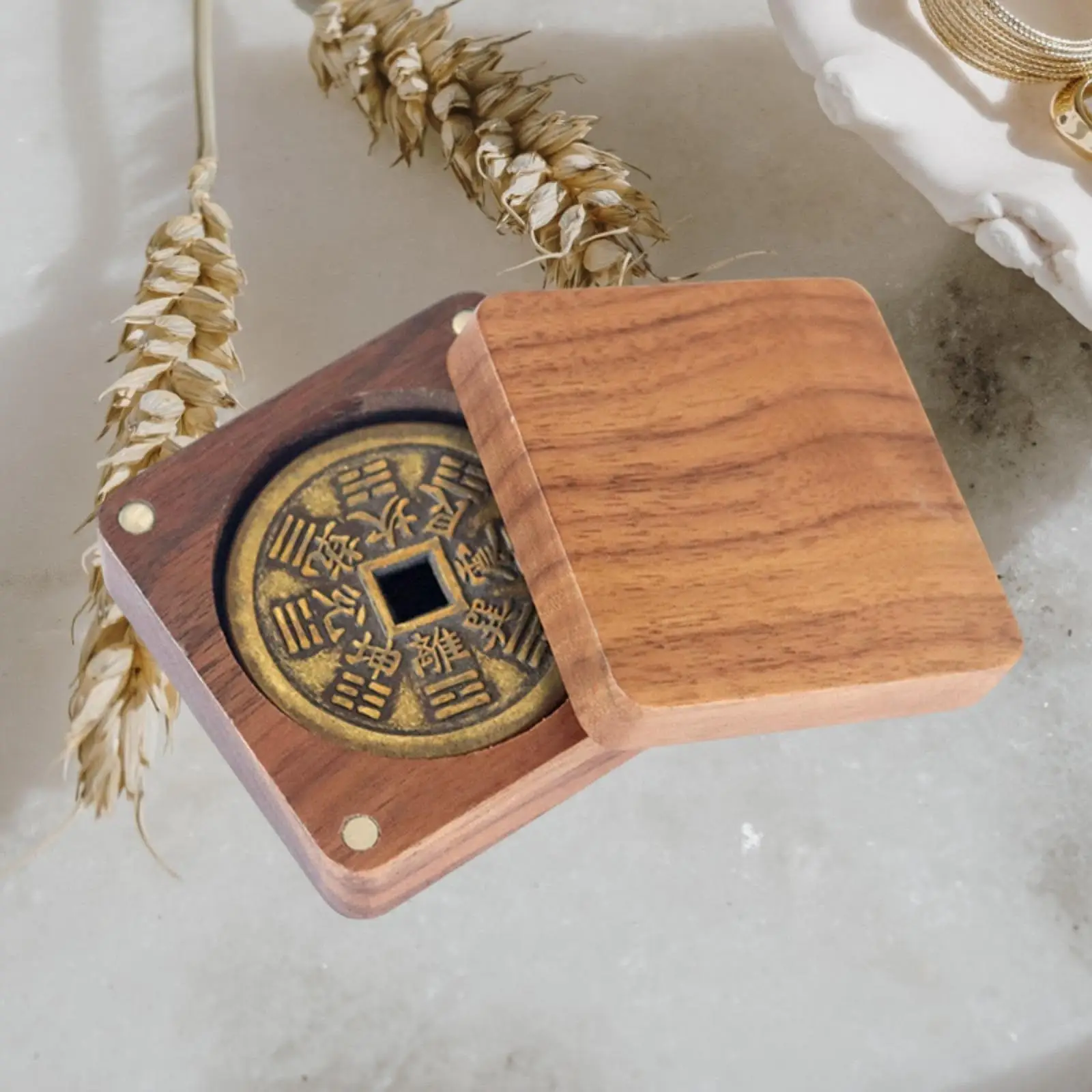 صندوق تخزين العملات المعدنية المربعة، حامل عرض تقديمي لهواة الجمع #2