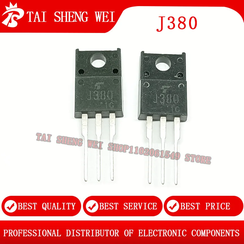 5PCS Brand New 2SJ380 2SD1594 Marked D1594 J380 P-Channel MOSFET 12A/100V