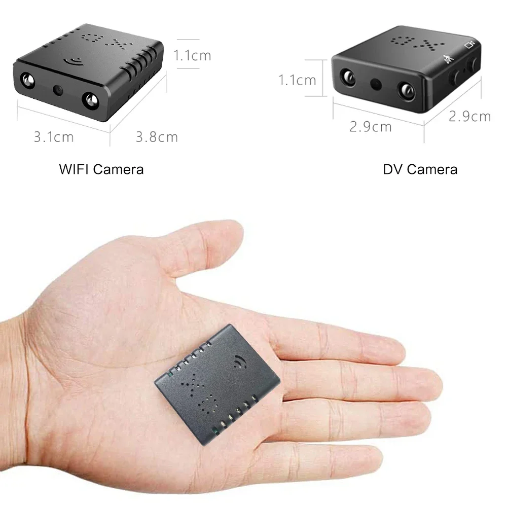 The smallest high-definition 1080P Wifi XD mini camera night vision micro camera motion detection DV DVR camera supports hidden