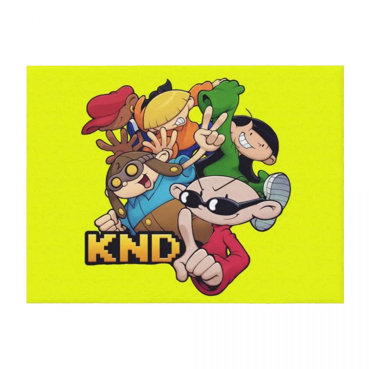 

Codename: Kids Next Door: Showing Figures as Sign Throw Blanket for sofa Bed covers Sofa Throw Blankets