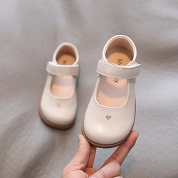 Spring and Autumn Korean Fashion Children's Vintage Shoes New PU Summer School Shoes Super Soft and Comfortable 1-6 Years Old