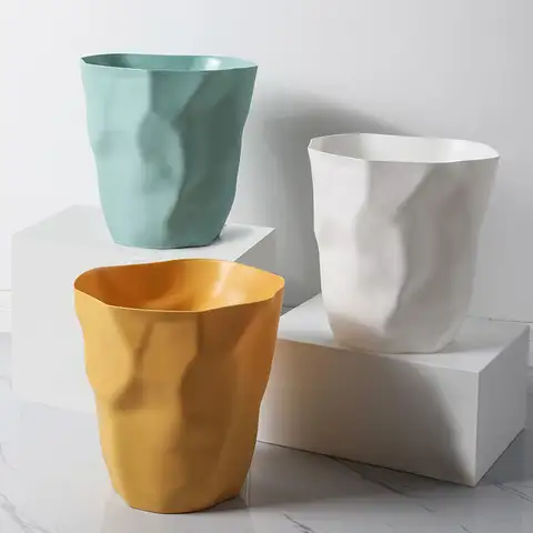 크리 에이 티브 불규칙한 쓰레기통 욕실 쓰레기 쓰레기통 가정용 화장실 빈 홈 쓰레기통 주방 욕실 쓰레기 Best5