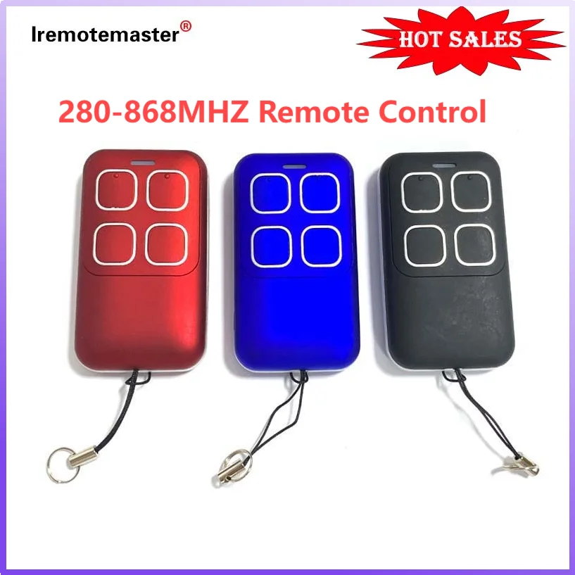 For Multi frequency Duplicator Fixed&Rolling Code 287-868MHz Garage Door Remote Control Commander Gate Opener Key Fob