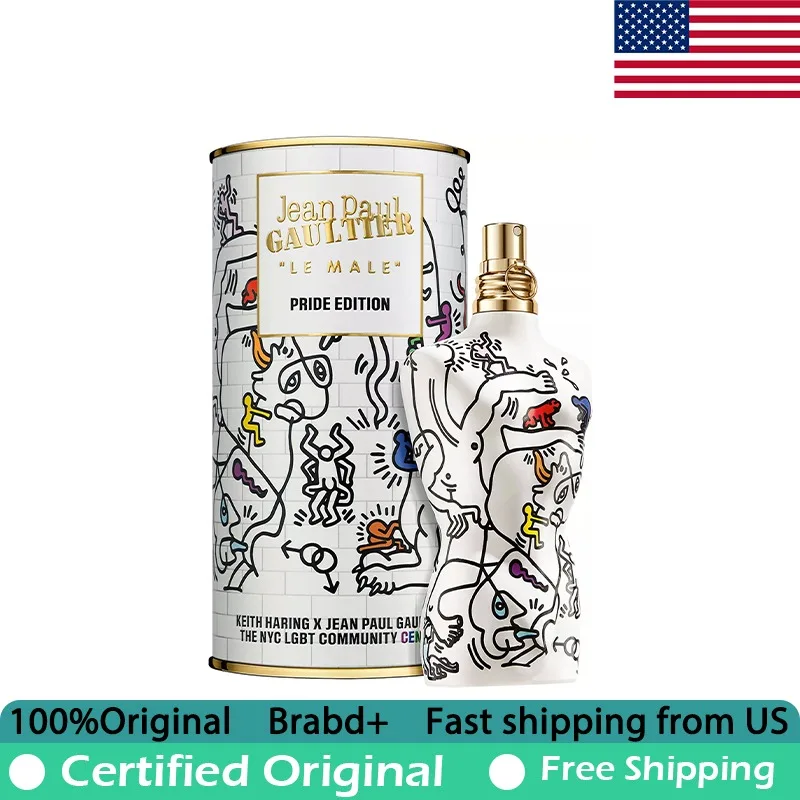 

Jean Paul Gaultier Le Male Pride Eau de Parfum Spray 4.2 Ounce Original Premium Perfumes Lasting Citrus Pheromone Perfume 125 ML