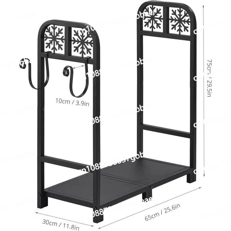 

Стеллаж для хранения тяжелых дров из кованого железа