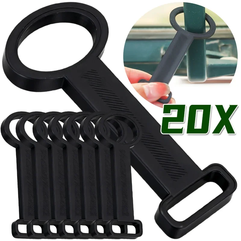 1-20PCS Durable Window Security Plastic Lock Fittings Caravan Window Retainer Restrictor for Polyplastic Easy Installation