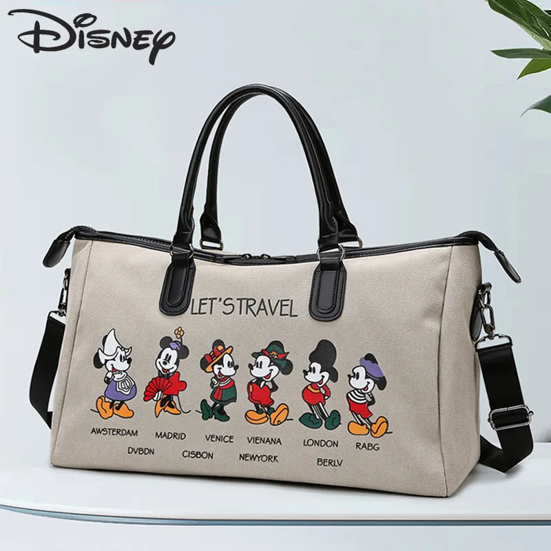 Disney Baby Tote Bag for Mothers Nappy Maternity Diaper Mommy Bag Large-capacity Cartoon Mommy Travel  Handbags Diaper Bag