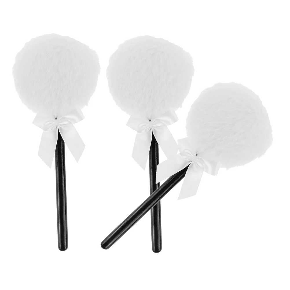 3 szt. Różdżka wróżki Puszka do makijażu Długie włosy Puszka do pudru Pielęgnacja ciała i twarzy Damskie narzędzia kosmetyczne Luźny uchwyt