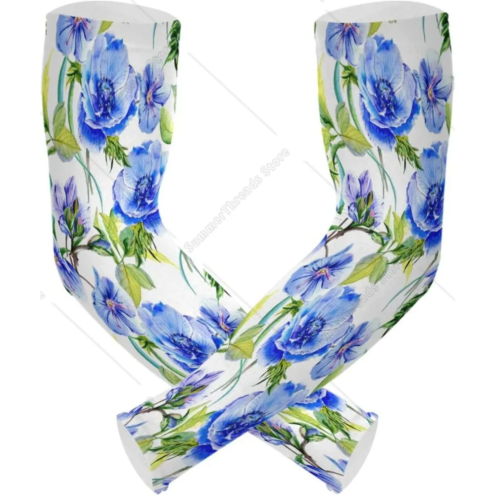

Wildflower Boccsty Gardening Sleeves for Women Men Sun Protection Arm Sleeves Farmers Arm Covers for Women Men