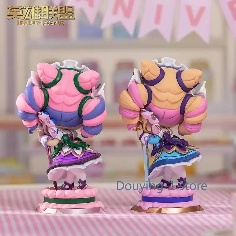 League of Legends LOL Coffee Sweetheart Gwen Regular Edition & Vanilla Cream Holographic Statue Decoration
