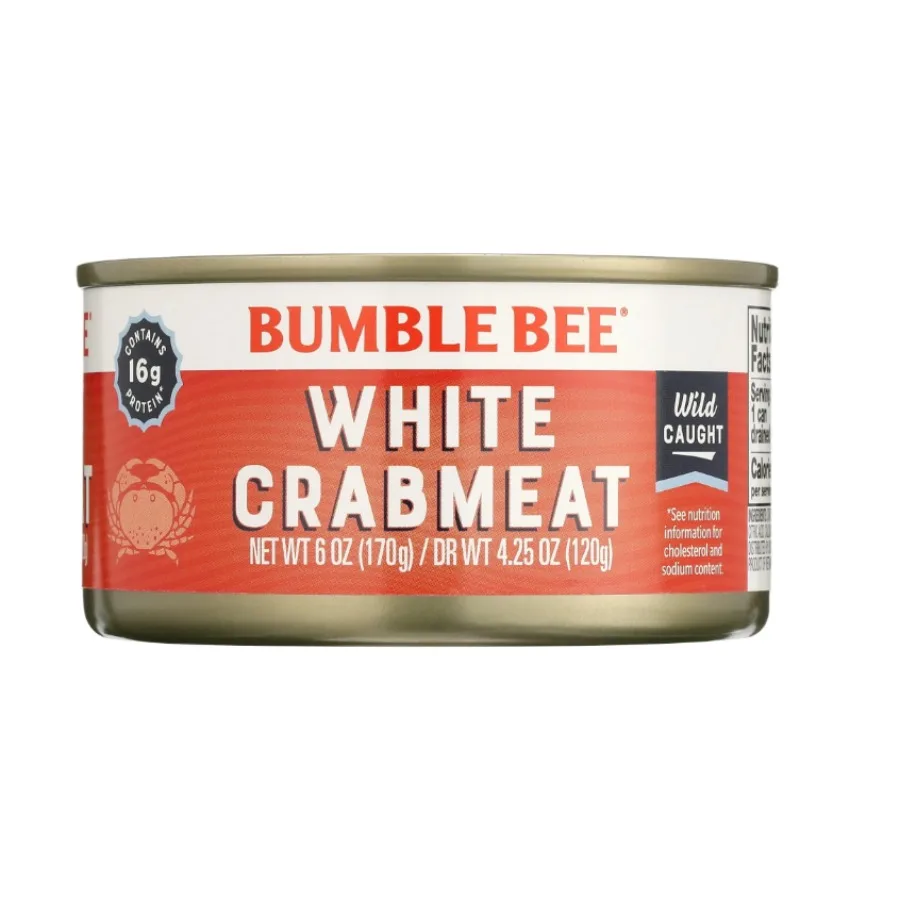 

Bumble Bee Premium Select Wild Fancy White Crabmeat 6oz can