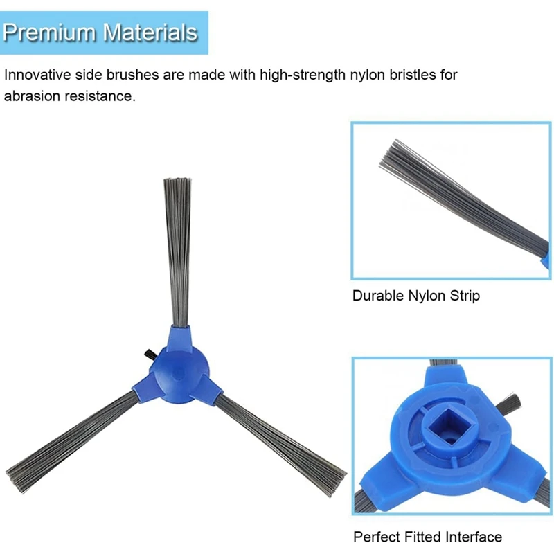 فلاتر جانبية بلاستيكية فرش جانبية ، Robovac 11S ، Robovac 12 ، 15C ، 15T ، 25C ، 30 ، 30C ، 35C ، مكنسة كهربائية روبوت