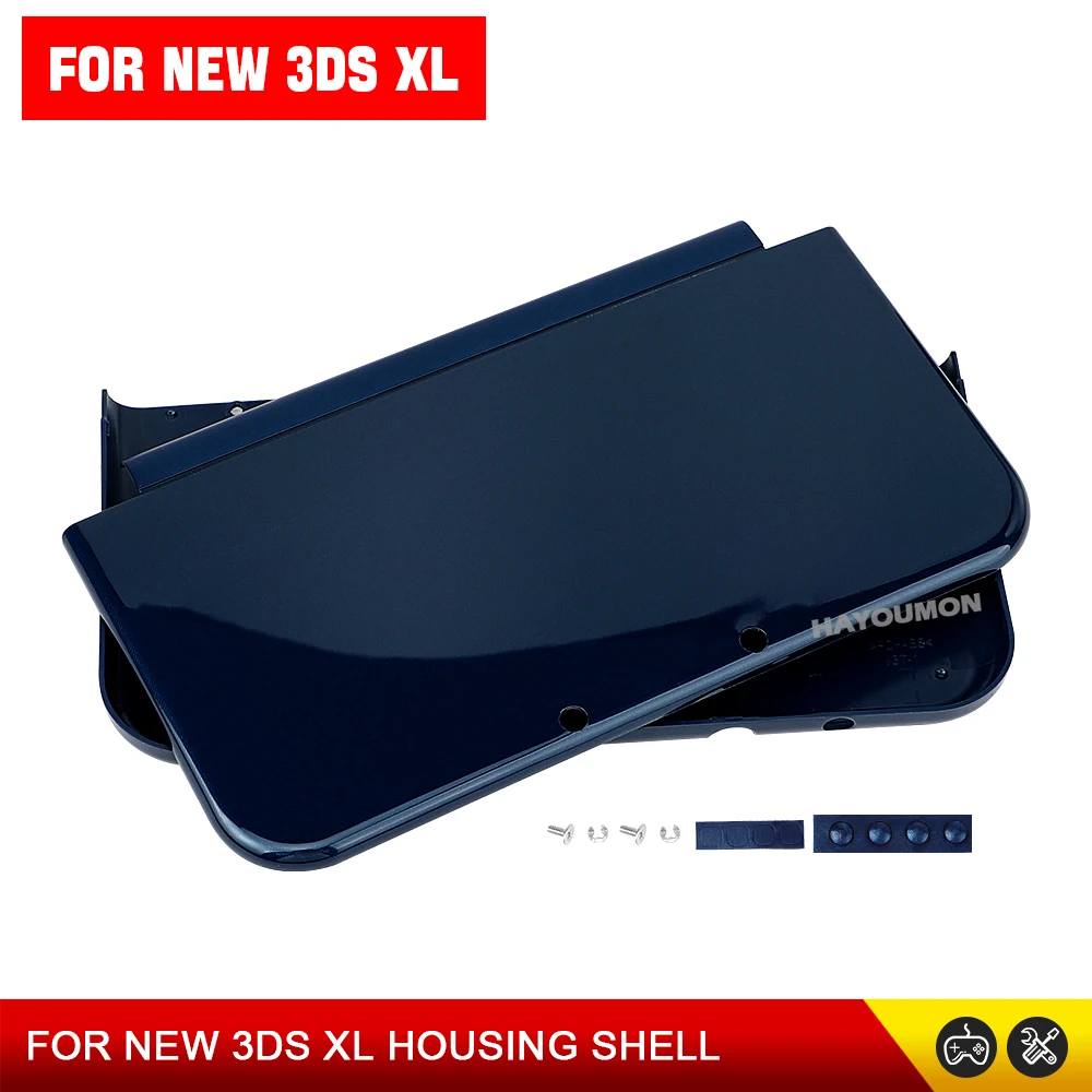 Blaue Farbe für NEW 3DS XL Ober- und Untergehäuse A&E Ersatz-Frontplatte für NEW 3DS XL Gaming-Konsole Zubehör – Detail 5