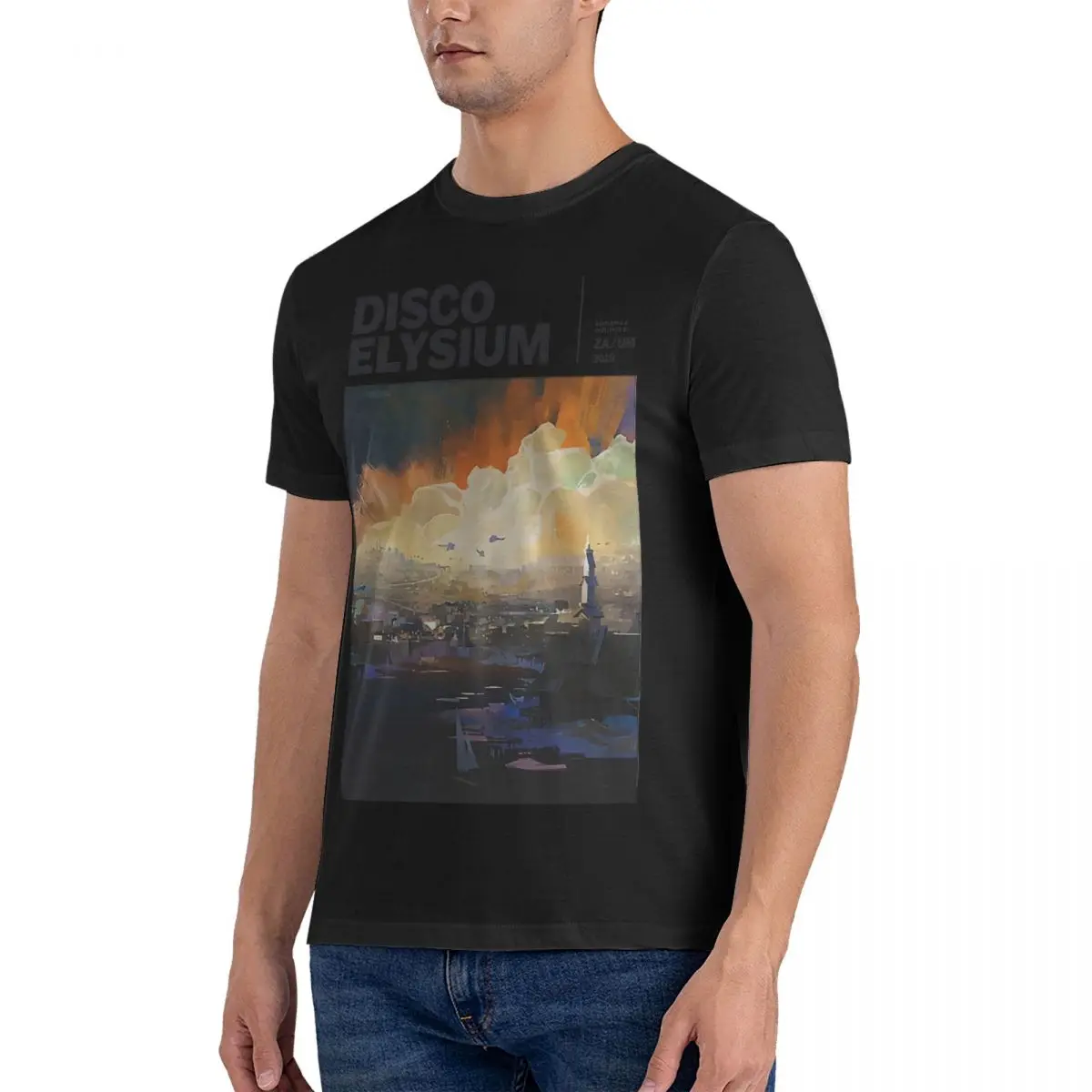 Disco Elysium Disco Elysium Disco Elysium Disco Elysium T Shirts Kim Kitsuragi Cotton Clothes Amazing Short Sleeve Round Neck