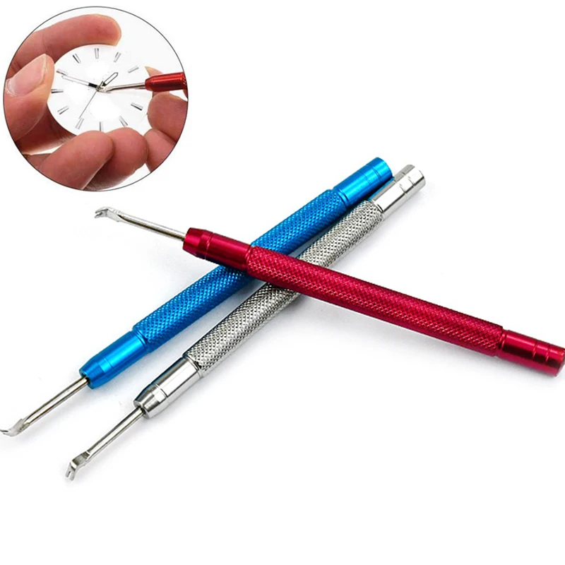 

3PCS Watch Hands Presser Remover Watch Needle Pressing Setting Removing Tool Aluminum Alloy Steel Watch Repair Tool Set