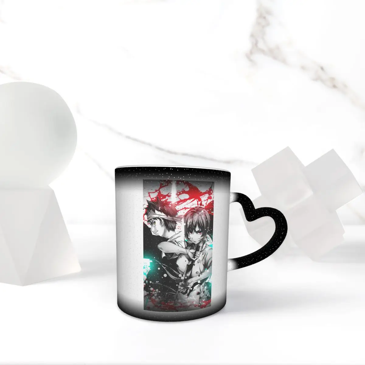 Anime Food Wars Shokugeki No Soma Mug Funny Ceramic Coffee Cups Tea Mugs Milk Cup Drinkware Gift for Friends